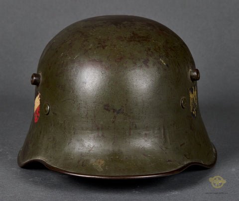 German Model 1918 Helmet Reissued for WWII German Army***ON HOLD RS*** — image 2