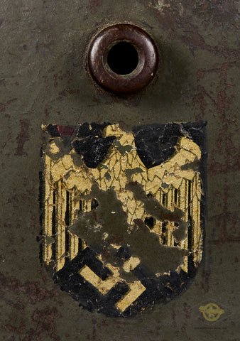 German Model 1918 Helmet Reissued for WWII German Army***ON HOLD RS*** — image 4