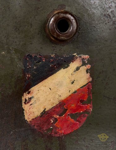 German Model 1918 Helmet Reissued for WWII German Army***ON HOLD RS*** — image 7