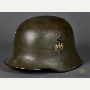 German Model 1918 Helmet Reissued for WWII German Army***ON HOLD …