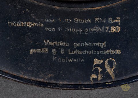German Luftschutz Model 1938 Helmet — image 10