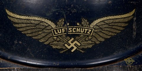 German Luftschutz Model 1938 Helmet — image 2