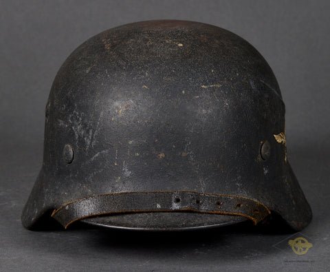WWII German Luftwaffe Model 1940 Single Decal Helmet — image 2