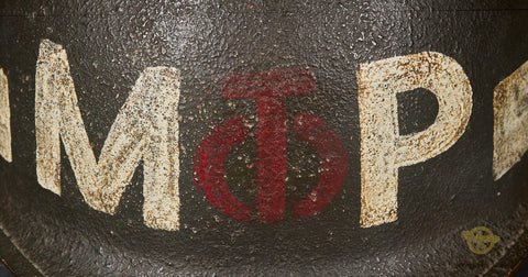 Post WWII US M-1 MP Helmet for 90th Infantry Division — image 2