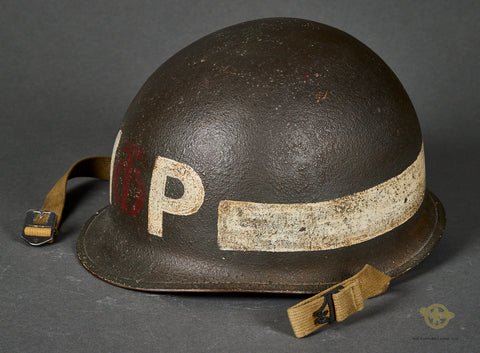 Post WWII US M-1 MP Helmet for 90th Infantry Division — image 3