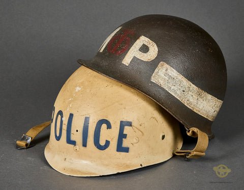 Post WWII US M-1 MP Helmet for 90th Infantry Division — image 6