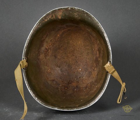 US M-1 Helmet, Original WWII, Vietnam Reissue, Camouflage — image 10