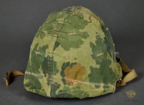 US M-1 Helmet, Original WWII, Vietnam Reissue, Camouflage — image 2