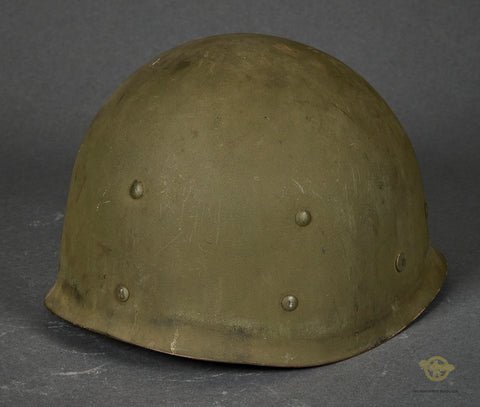 US M-1 Helmet, Original WWII, Vietnam Reissue, Camouflage — image 7