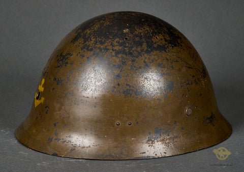 WWII Japanese Naval Landing Forces Helmet — image 3