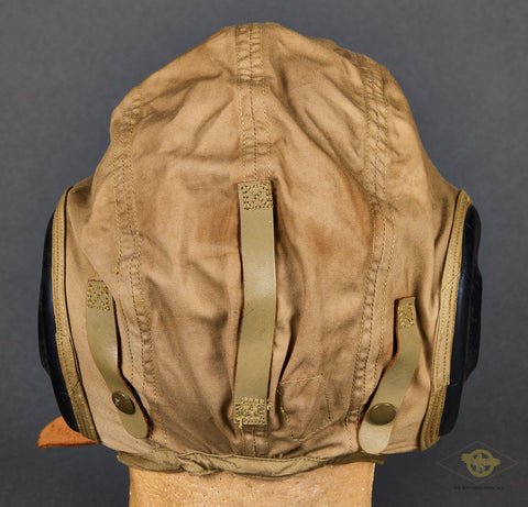 USAAF WWII Cloth Flyers Helmet AN-H-15 — image 3