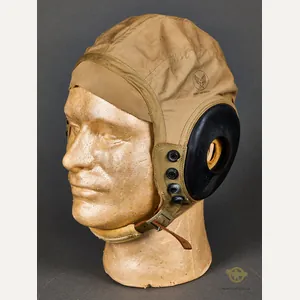 USAAF WWII Cloth Flyers Helmet AN-H-15