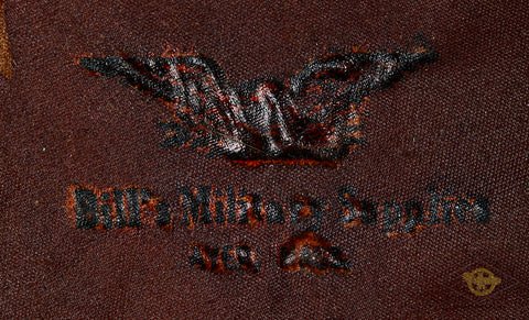 US Army WWII and Post War Enlisted Mans Visor Cap, Named — image 5