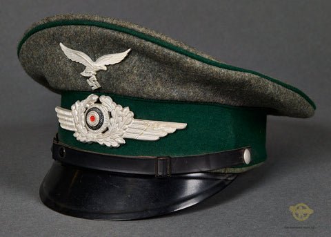 RARE WWII German Luftwaffe Administration NCO Visor Cap — image 3