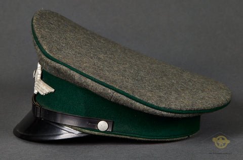 RARE WWII German Luftwaffe Administration NCO Visor Cap — image 4