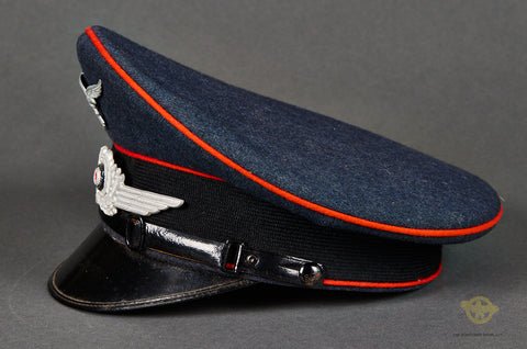 WWII German Luftwaffe Artillery NCO Visor Cap, Named — image 4