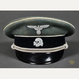 Waffen SS Officer Visor Cap