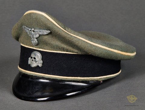 WWII German Waffen SS 'Old Style' Visor Cap for Other Ranks Personnel — image 2