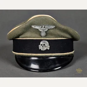WWII German Waffen SS 'Old Style' Visor Cap for Other …