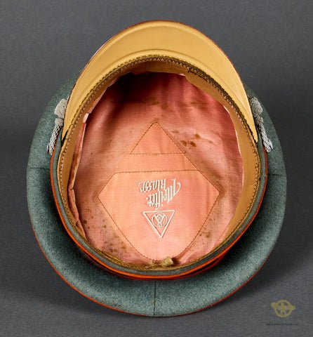 WWII German Army Feldgendarmerie (Field Police) Officer Visor Cap — image 8
