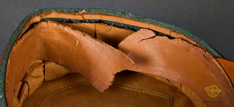 WWII German Army Artillery Other Ranks Visor Cap — image 11