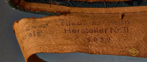 WWII German Army Artillery Other Ranks Visor Cap — image 12