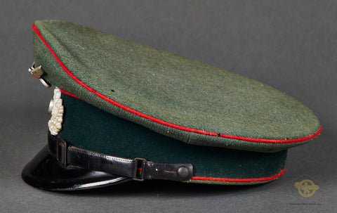 WWII German Army Artillery Other Ranks Visor Cap — image 3