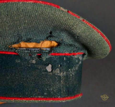 WWII German Army Artillery Other Ranks Visor Cap — image 6