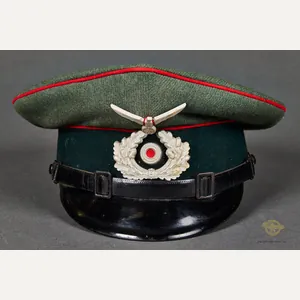WWII German Army Artillery Other Ranks Visor Cap