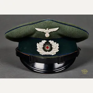 WWII German Army Medical Corps Other Ranks Visor Cap