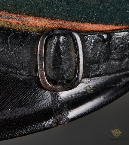 WWII German Army Panzer Other Ranks Visor Cap, Named — image 11