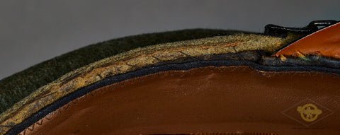 WWII German Army Panzer Other Ranks Visor Cap, Named — image 12
