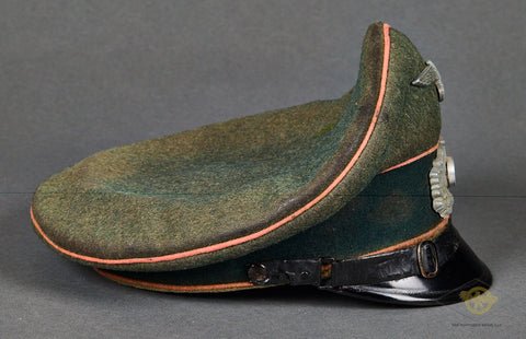 WWII German Army Panzer Other Ranks Visor Cap, Named — image 6