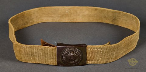 German WWII DAK Belt and Buckle Set — image 2