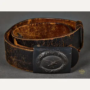 German WWII Luftwaffe Combat Belt and Buckle Set