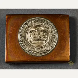 German WWI Imperial Army Buckle from Saxony