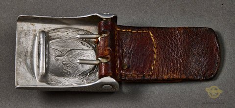 German WWII Luftwaffe Belt Buckle w/Tab — image 2