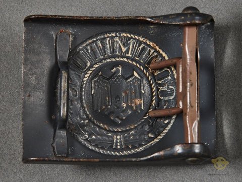 German WWII Kriegsmarine EM Combat Buckle — image 2