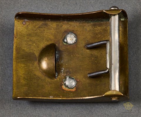 German WWII Brass SA/NSKK Buckle — image 2