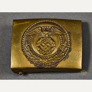 German WWII Brass SA/NSKK Buckle