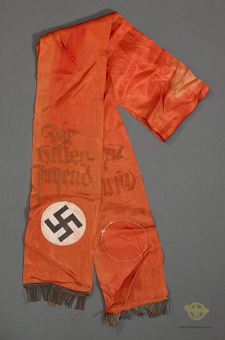 German WWII Funeral Sash for a Hitler Youth Official — image 2