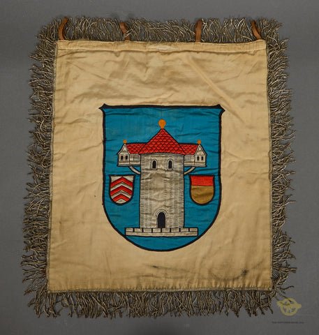 German WWII Regimental Trumpet Banner for the Town of Butzbach, Germany — image 7