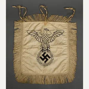 German WWII Early SA Political Trumpet Banner