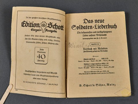German WWII Das Neue Soldaten Liederbuch Issue #2 — image 2