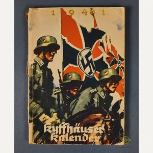 German WWII Kyffhäuser Calendar 1941