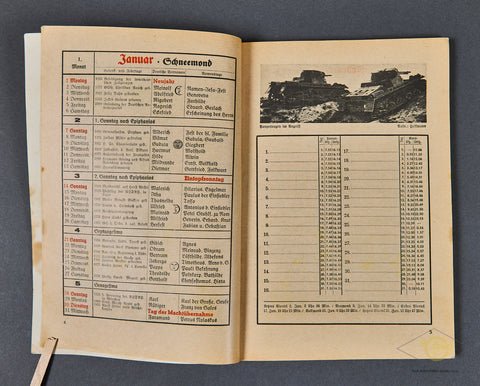 German WWII Badischer Soldatenkalender — image 4