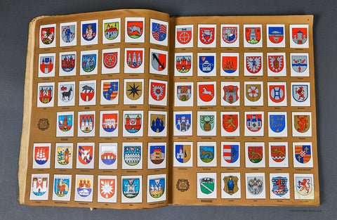 German WWII Kurmark Wappenschau (Coat of Arms) Cigarette Card Album — image 5