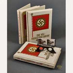 German WWII Die Ns-Musterbetriebe 3 Volume Stereo Book