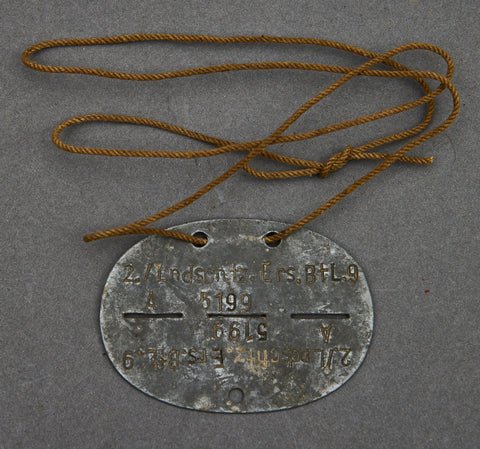 German WWI Combat Dog Tag — image 2