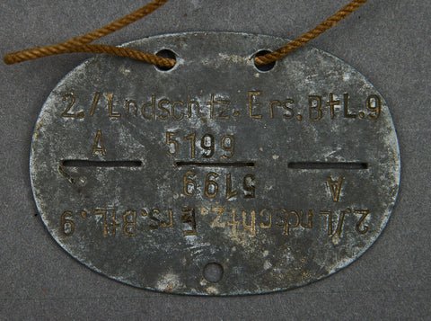 German WWI Combat Dog Tag — image 3
